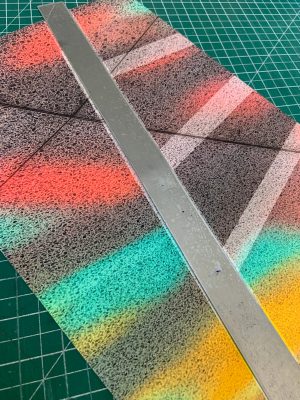 Jessica Thalmann's print folding process